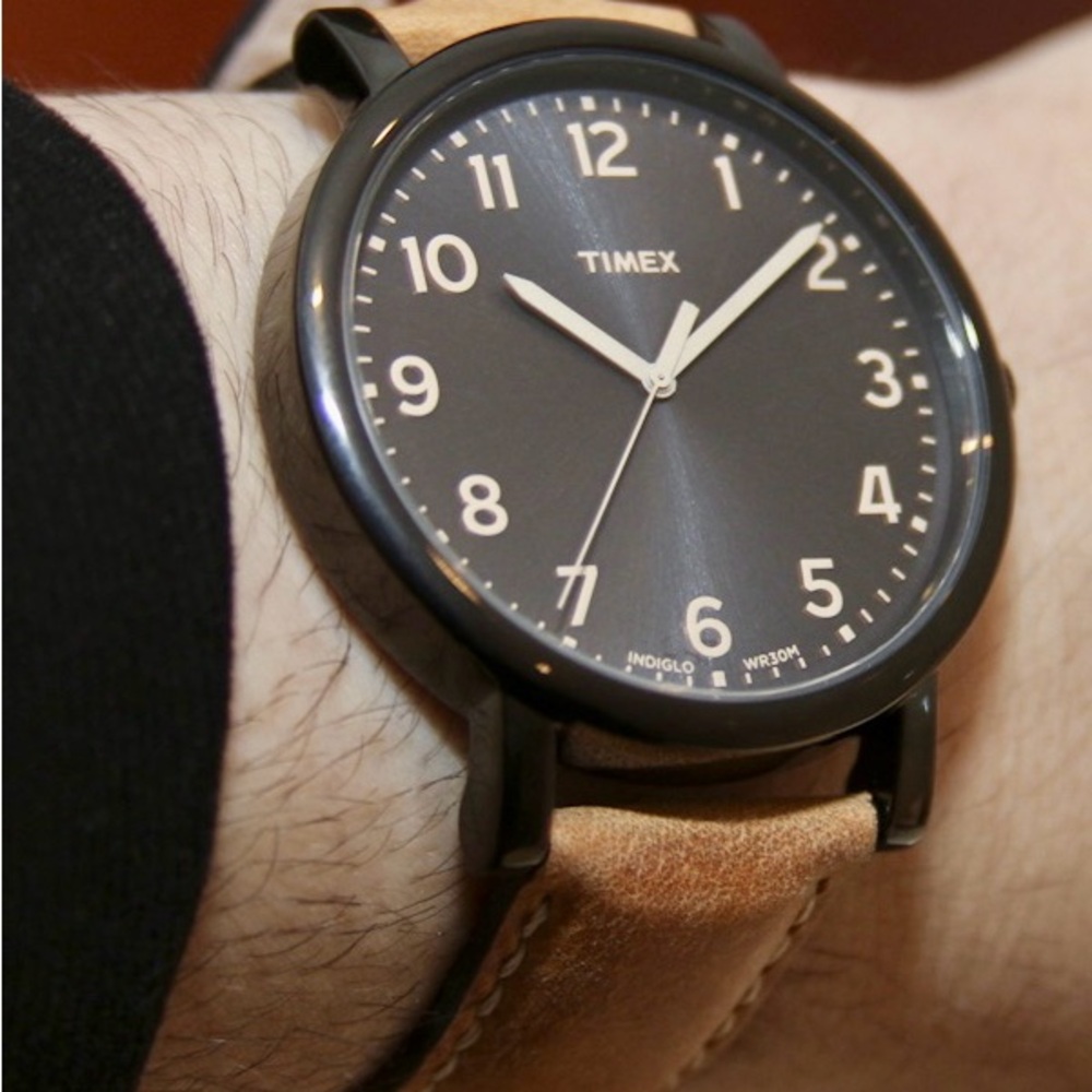 Timex Easy Reader Leather Watch - Picture 5 of 6